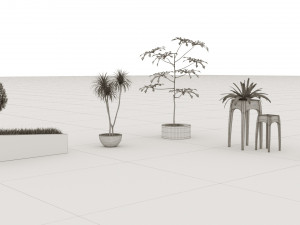 Decorative Flower Pot 3D Model
