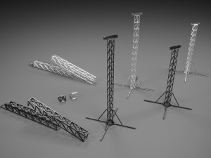 Stage Concert Truss 3D Model