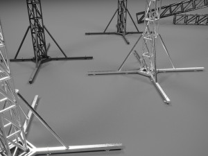 Stage Concert Truss 3D Model