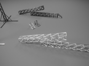 Stage Concert Truss 3D Model