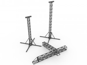 Stage Concert Truss 3D Model