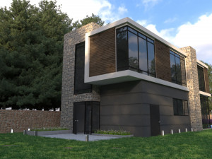 Villa House Modelo 3D