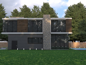 Villa House Modello 3D