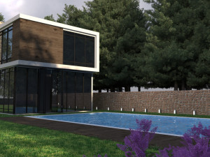 Villa House Modello 3D