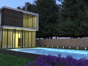 Villa House Modello 3D
