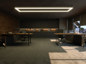 Interior Design Office Modello 3D