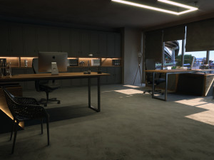 Interior Design Office 3D Model