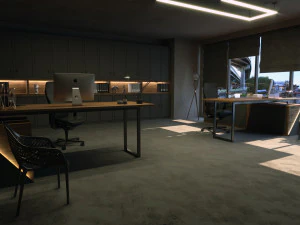 Interior Design Office 3D Model
