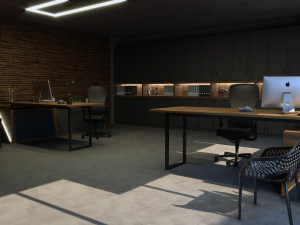 Interior Design Office 3D Model