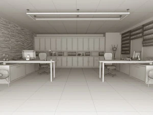 Interior Design Office 3D Model