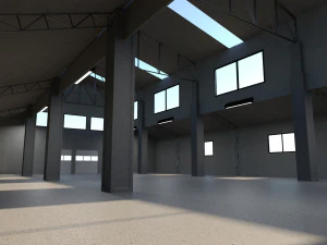 Warehouse Interior 3D Model