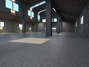 Warehouse Interior 3D Model