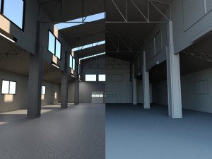 Warehouse Interior 3D-Modell