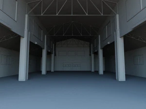 Warehouse Interior 3D Model