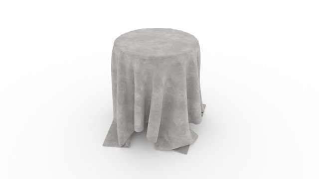 Tablecloth Low-poly 3D 模型 .c4d .max .obj .3ds .fbx .stl .blend 