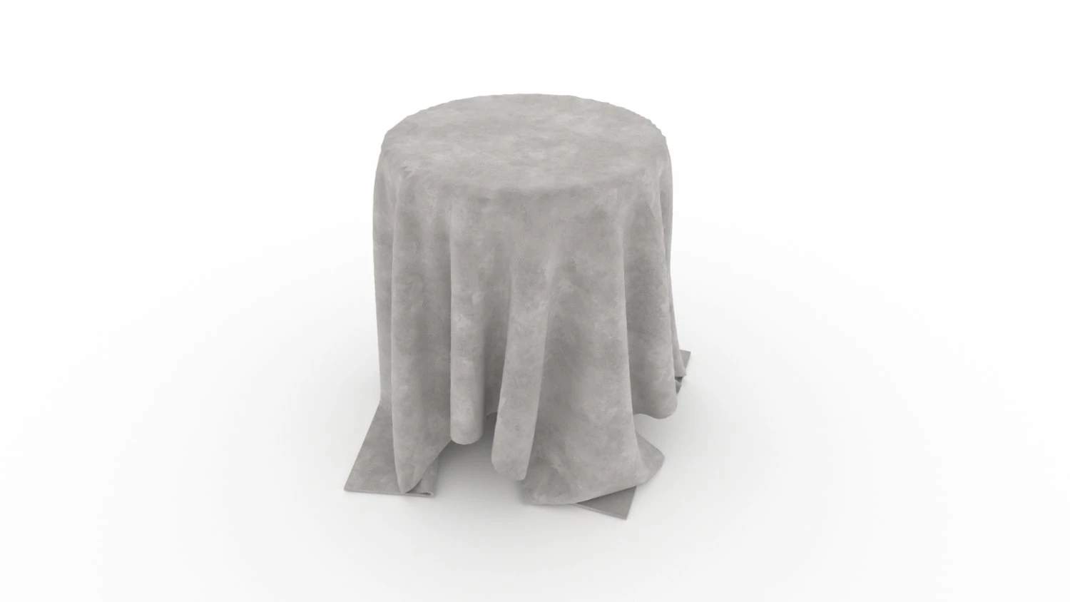 Tablecloth Low-poly 3D Model .c4d .max .obj .3ds .fbx .stl .blend 