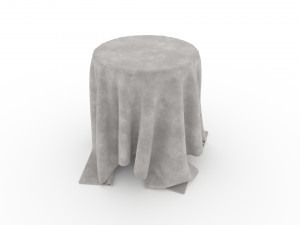 Tablecloth Low-poly 3D मॉडल