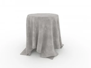 Tablecloth Low-poly 3D Model