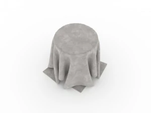 Tablecloth Low-poly 3D Model
