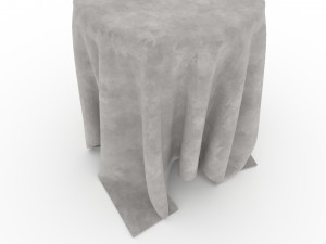 Tablecloth Low-poly 3D 模型