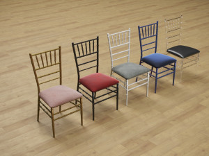 Tiffany Chair 3D मॉडल