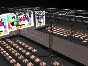 Fashion Show Catwalk 3D मॉडल
