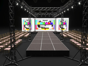 Fashion Show Catwalk 3D Model