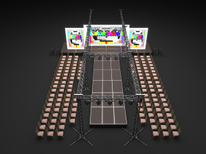 Fashion Show Catwalk 3D Model