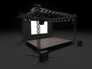 Concert Stage Modelo 3D