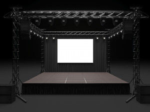 Concert Stage Modelo 3D