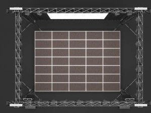 Concert Stage 3D Model
