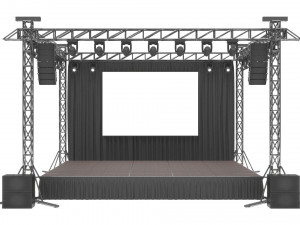 Concert Stage Modelo 3D