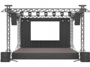 Concert Stage 3D Model