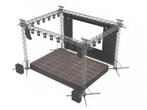 Concert Stage Modelo 3D