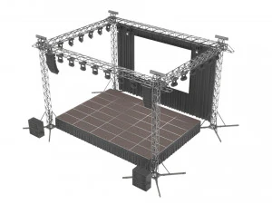 Concert Stage 3D Model