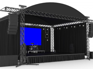 Concert Stage 3D मॉडल