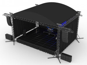Concert Stage Modello 3D