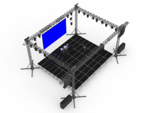 Concert Stage Modello 3D