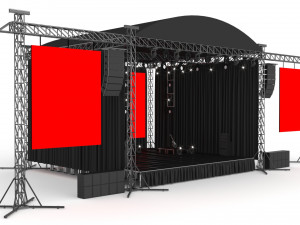 Concert Stage 3D मॉडल