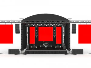 Concert Stage 3D Model