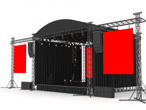 Concert Stage 3Dモデル