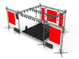 Concert Stage 3Dモデル