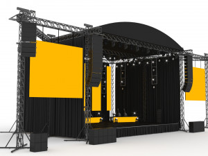 3d outdoor stage design
