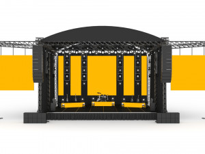Concert Stage Set 3D Модель
