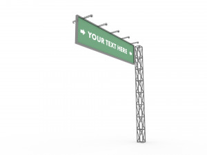Traffic Sign Low-poly 3D Model