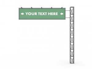 Traffic Sign Low-poly 3D Model