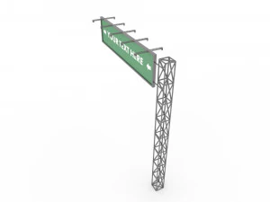 Traffic Sign Low-poly 3D Model