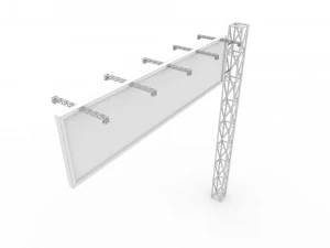 Traffic Sign Low-poly 3D Model