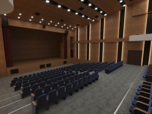 Convention Hall 3D Model
