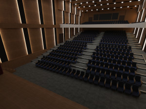 Convention Hall 3D Model